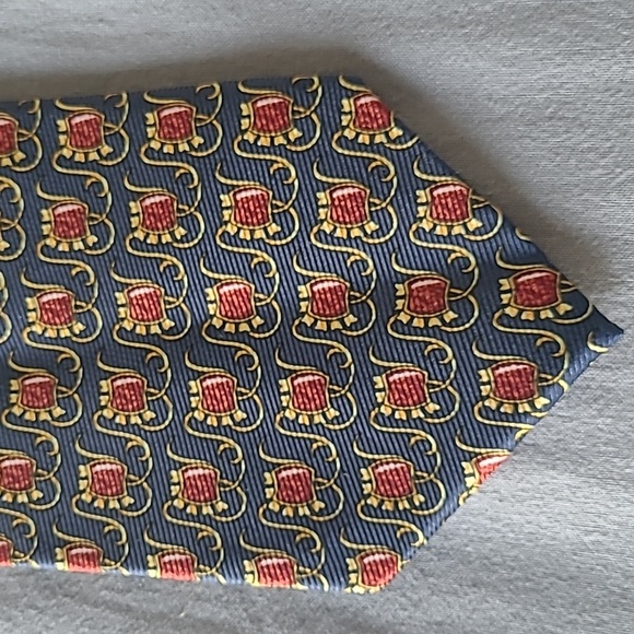 VICTOR LAURENT vintage tie 100% silk - Picture 2 of 5